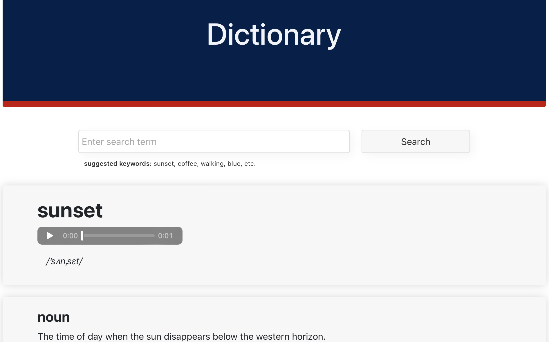 dictionary