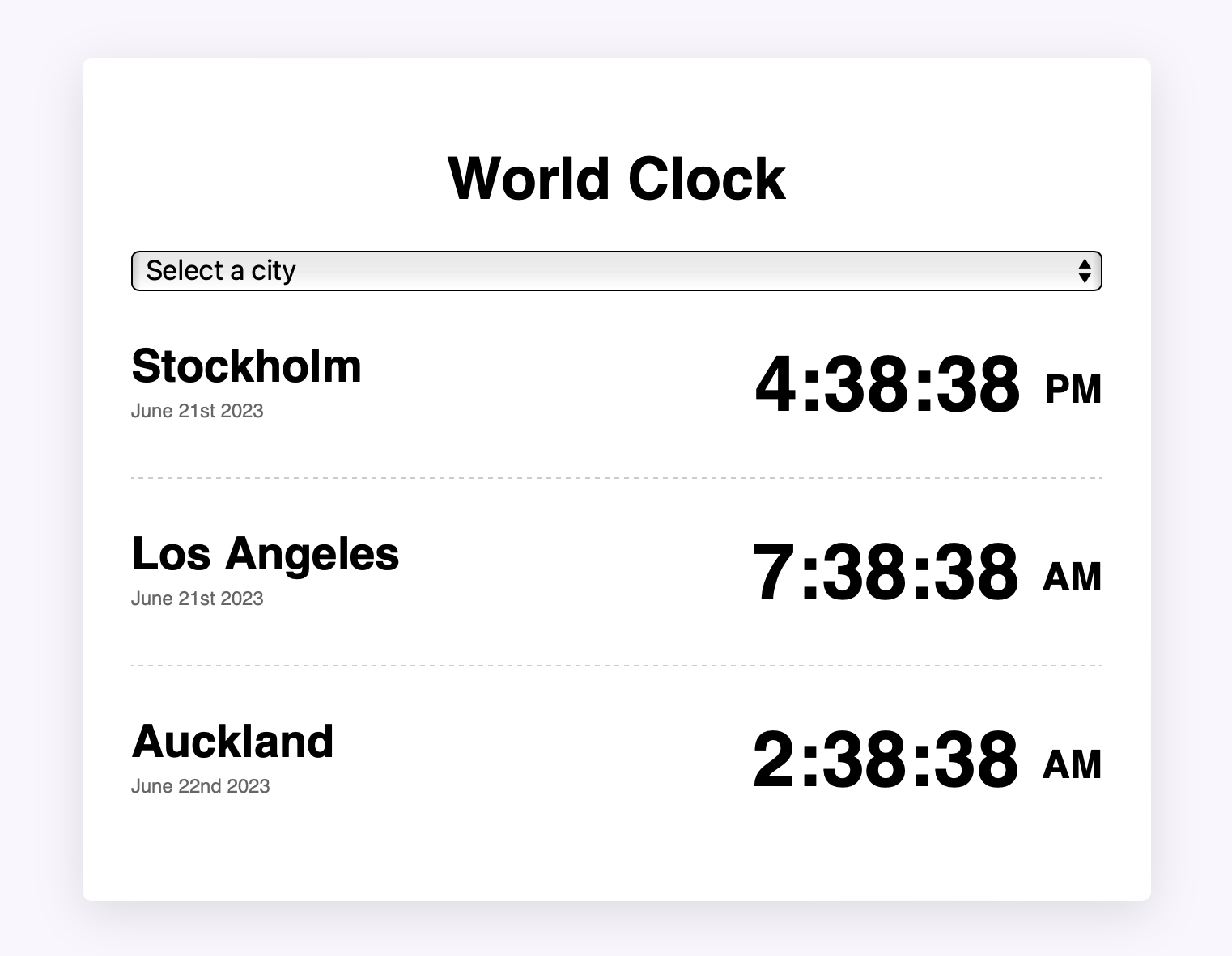 worldclock